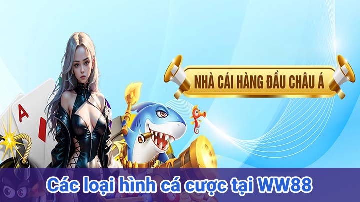  Các loại hình cá cược tại WW88